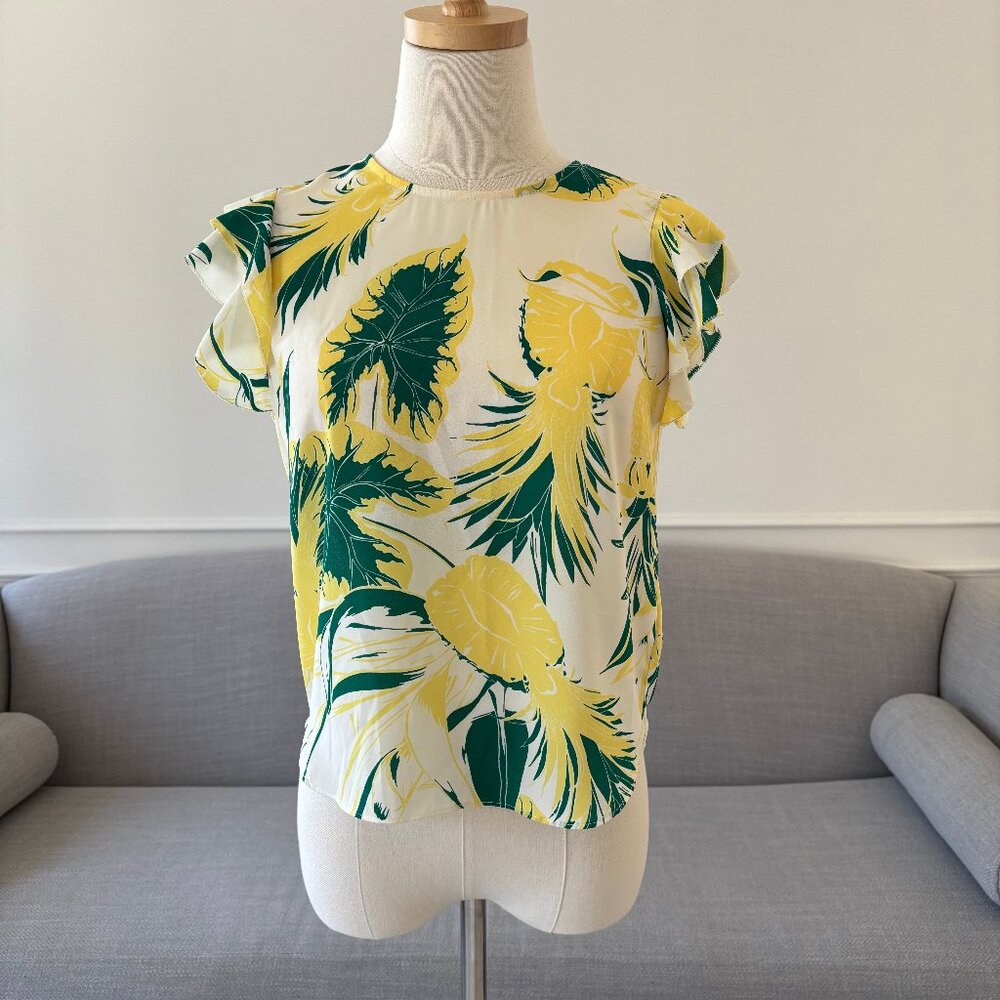 Aritzia Pineapple T-Shirt Blouse - Size Small